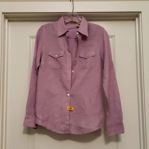 Classic LLBEAN linen shirt XS